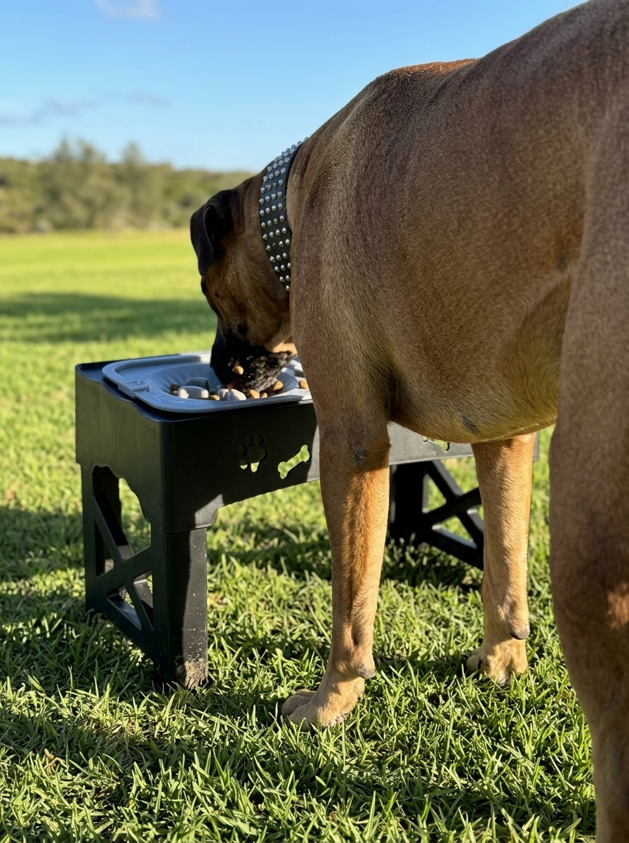 Houston & Hound  - Height Adjustable Slow Feed Bowl +  Slow Drink Bowl